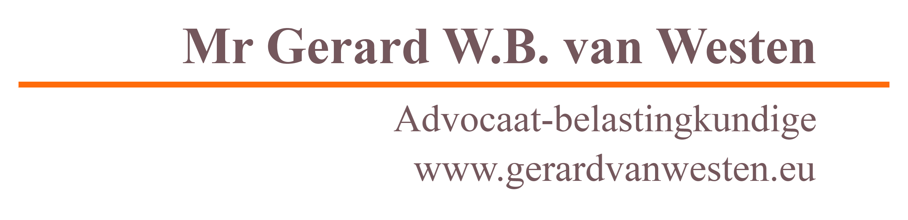 logo Gerard van Westen